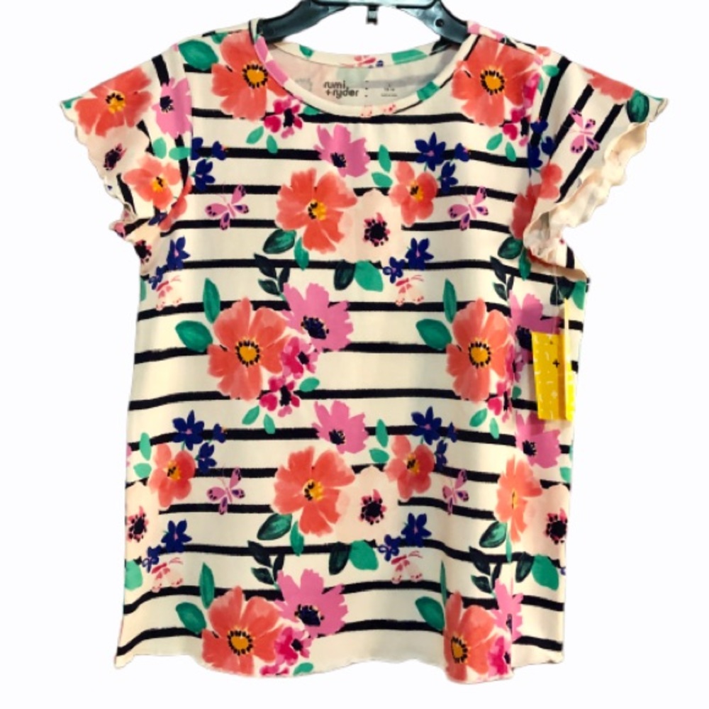 Rumi + Ryder Ruffle Sleeve Tee